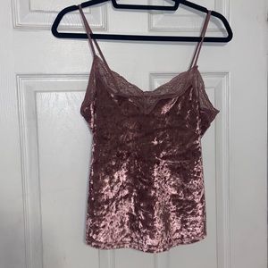 Suede Cami